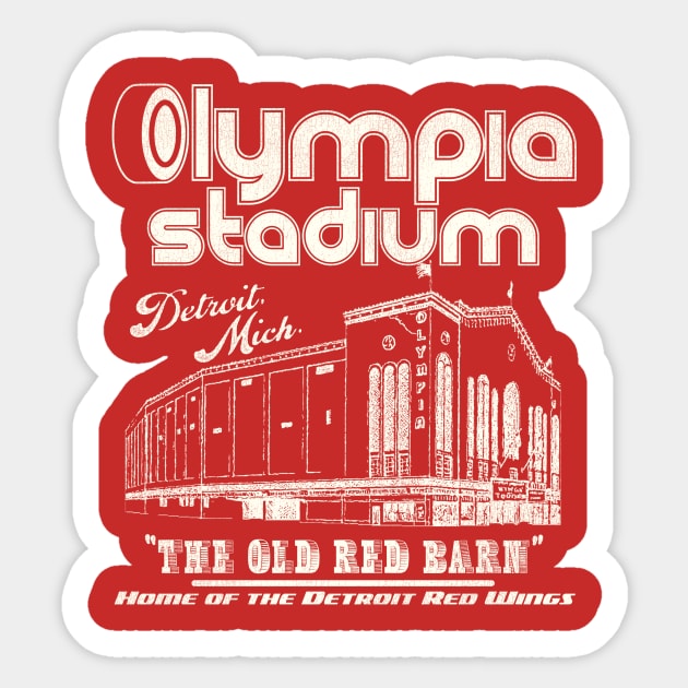 Defunct Olympia Stadium Hockey Arena Sticker by Defunctland